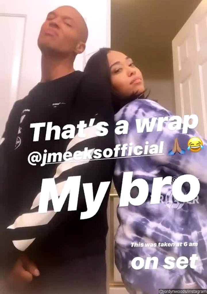 Jordyn Woods' shot with co-star Jeremy Meeks