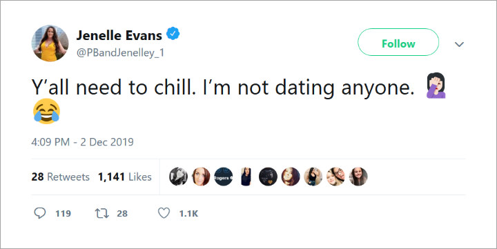 Jenelle Evans denied dating rumors