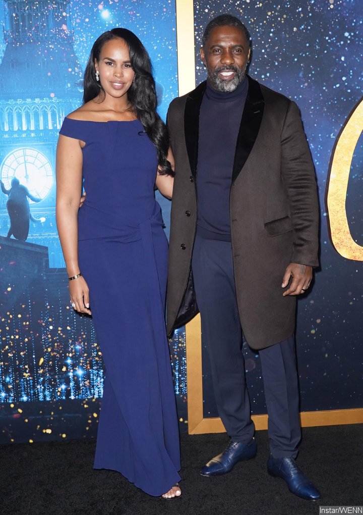 Idris Elba and Sabrina Dhowre at 'Cats' New York Premiere