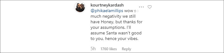 Kourtney Kardashian.