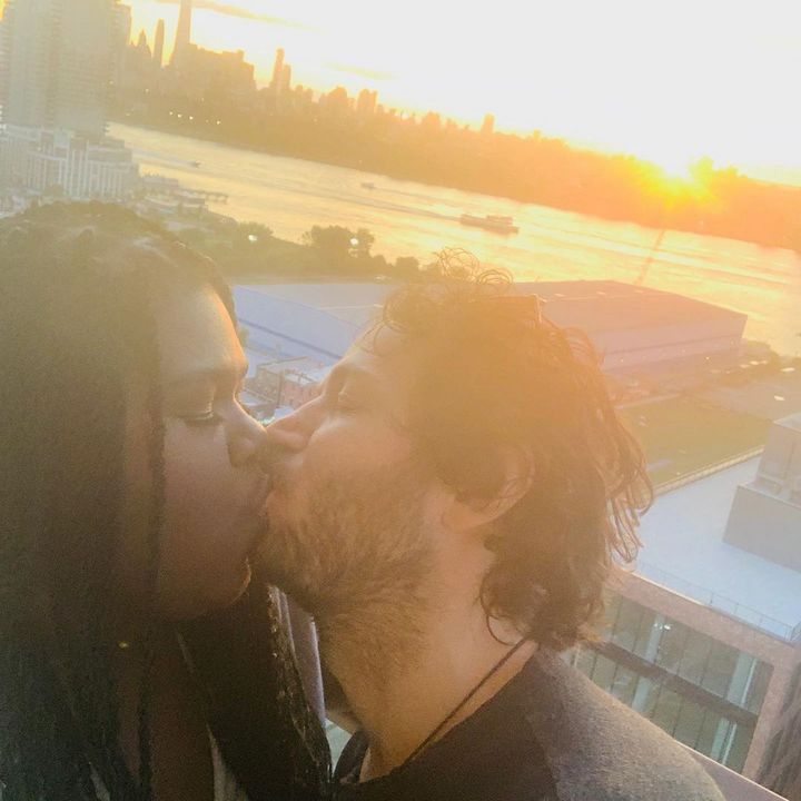 Gabourey Sidibe and boyfriend lock lips