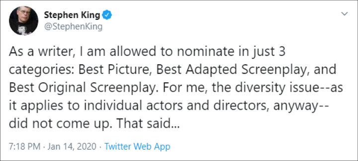 Stephen King Sparks Criticism With His Controversial Comments on Diversity
