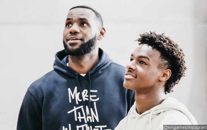 LeBron James Reacts to Video of Spectator Throwing Objects at Son Bronny During Game