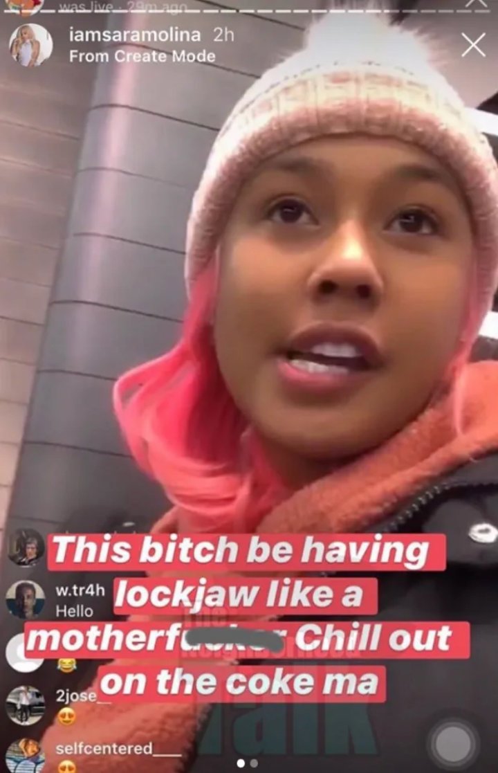 Tekashi69's Ex Sara Molina Accuses His Girlfriend Jade of Using Cocaine