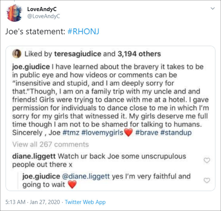 Joe Giudice Posted and Deleted Public Apology After Spotted Partying in Mexico