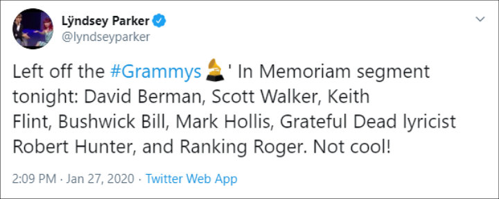 Grammys Under Fire for Leaving Keith Flint Out of In Memoriam Segment