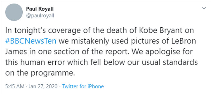 BBC apologizes