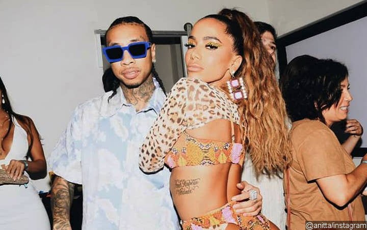 Tyga Reignites Anitta Dating Rumors After They're Seen Getting Close Backstage at Her Show