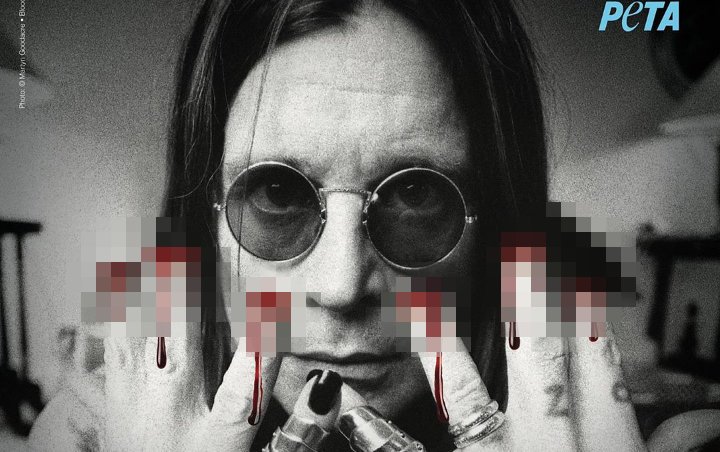 Ozzy Osbourne Gets Bloody for New PETA Ad Against Cat Declawing 