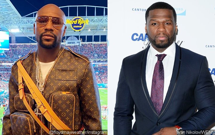 Floyd Mayweather Is Trolled for His Louis Vuitton Outfit, 50 Cent Jumps In