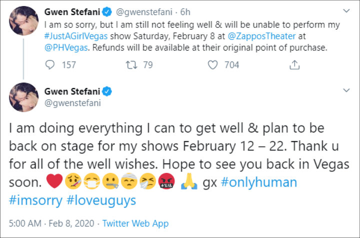 Gwen Stefani cancelled Las Vegas residency
