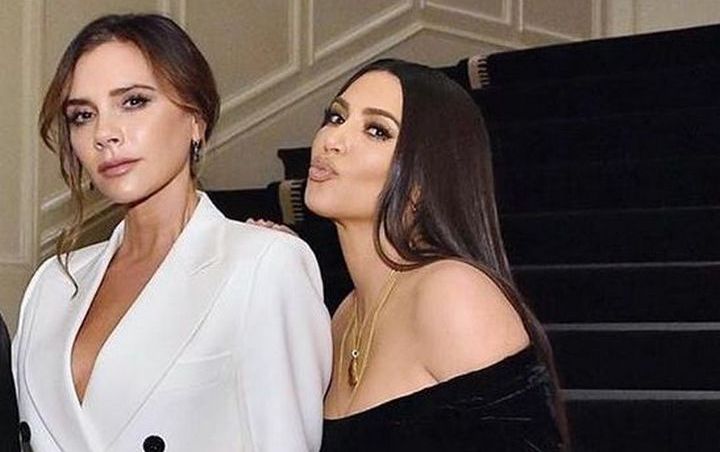 Kim Kardashian Shows Gifts From 'Fairy Godmother' Victoria Beckham