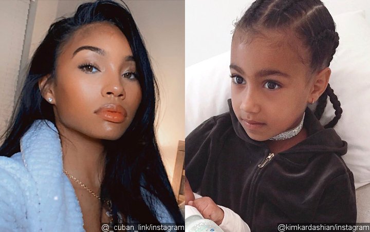 50 Cent's Girlfriend Cuban Link Gets Broody After Seeing Kim Kardashian's Daughter North