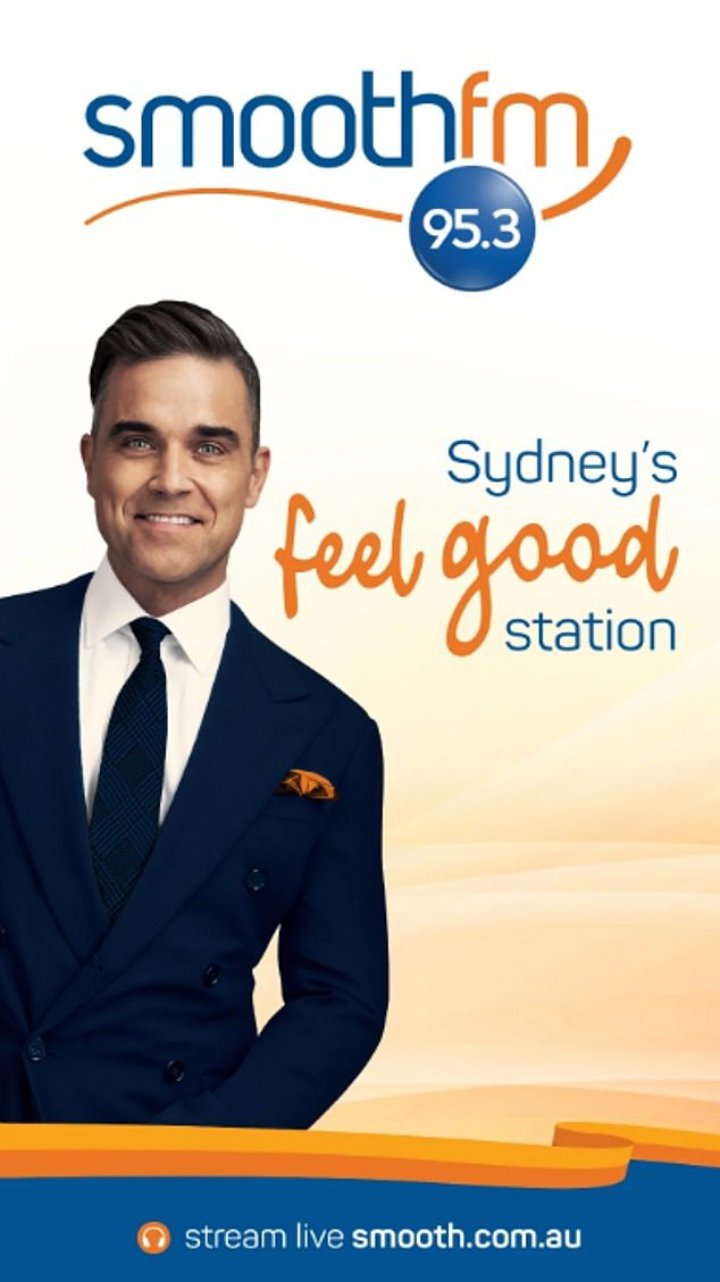 Robbie Williams Announced as the New Face of Australia's Smoothfm Radio Station