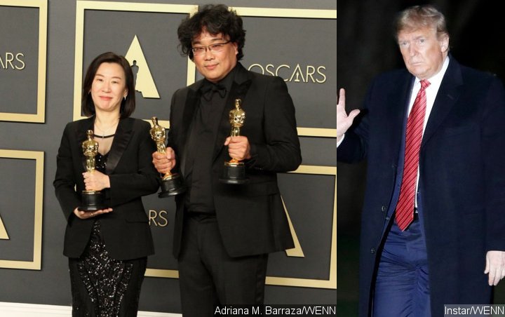 'Parasite' Distributor Savagely Claps Back at Trump for Criticizing Its Oscars Win: 'He Can't Read'