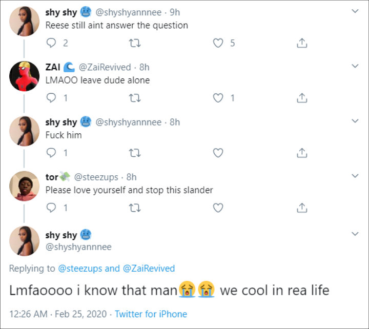 Reese was trolled over getting jumped