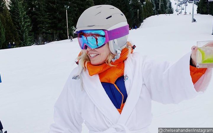 Chelsea Handler Celebrates Birthday by Skiing Without Pants While High