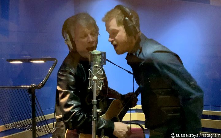 Prince Harry Joins Jon Bon Jovi at Abbey Road Studios to Record Charity Single