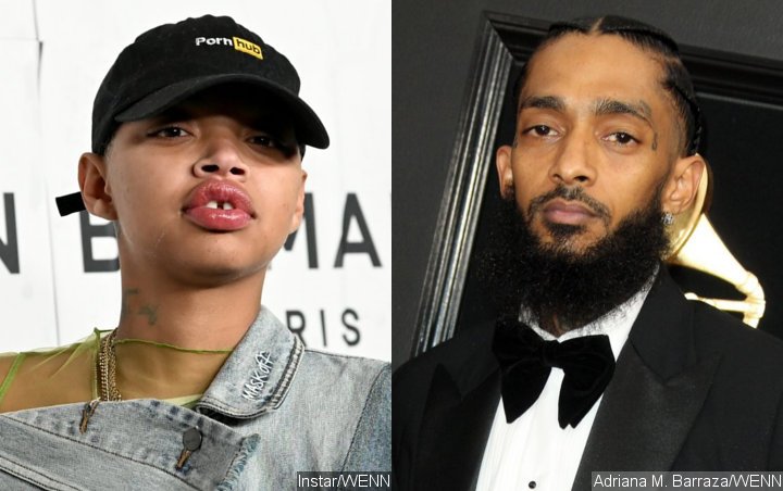Slick Woods Unveils New Face Tattoo Inspired by Nipsey Hussle