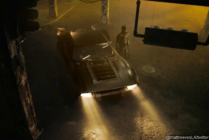 'The Batman' Official Set Photos Unveil Robert Pattinson's Vintage Batmobile