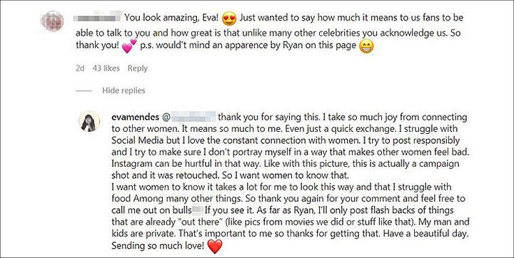 Eva Mendes talked about her lowkey relationship with Ryan Gosling