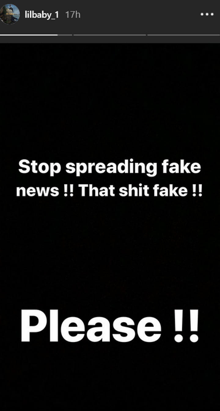 Lil Baby Calls Offset Beatdown Rumors 'Fake News'