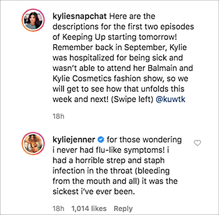 Kylie Jenner Slams Coronavirus Rumors