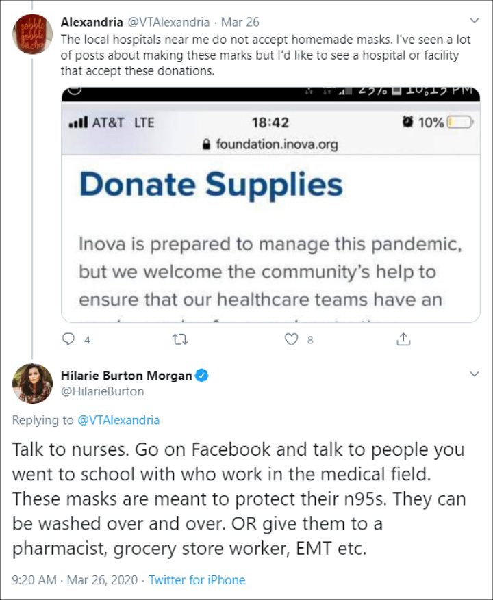 Hilarie Burton Sews Protective Masks for Local Healthcare Workers During Coronavirus Lockdown