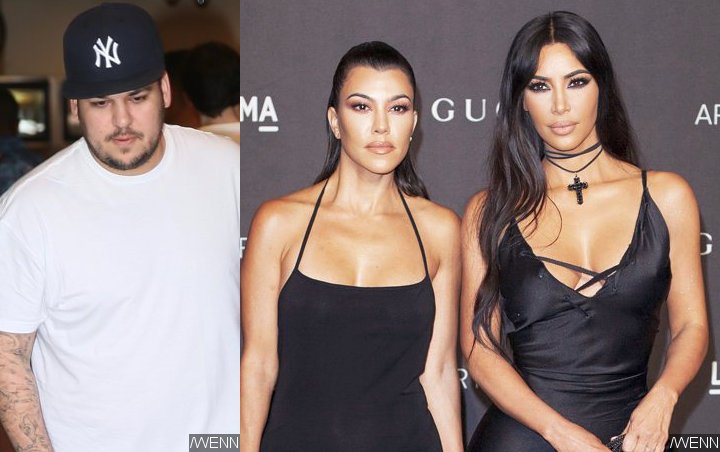 Rob Kardashian Calls Sisters Kim and Kourtney 'Bad Girls Club' for Fighting on 'KUWTK'