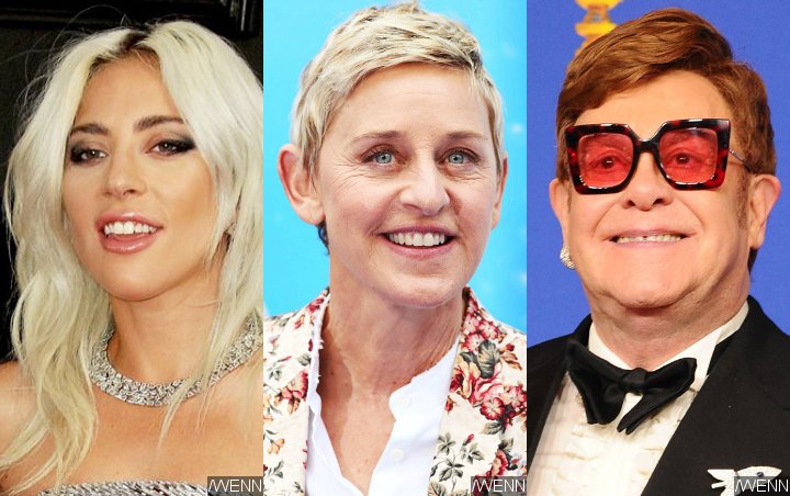 Lady GaGa and Ellen DeGeneres Added to Elton John's Coronavirus Relief Concert