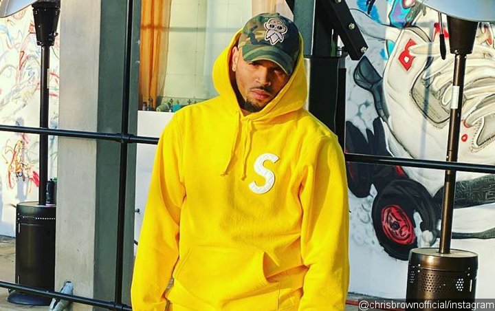 Chris Brown Shares Clip of Crazed Fan Trying to Break Into His Home