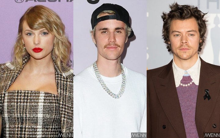 Taylor Swift Plays Songs By Justin Bieber And Harry Styles As She Channels Her Inner Dj