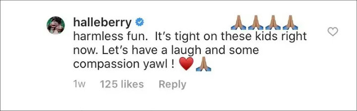 Halle Berry Responds to Criticism Over Son's High Heels Video