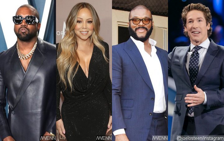 Kanye West, Mariah Carey, Tyler Perry Join Joel Osteen's Easter Sunday Service