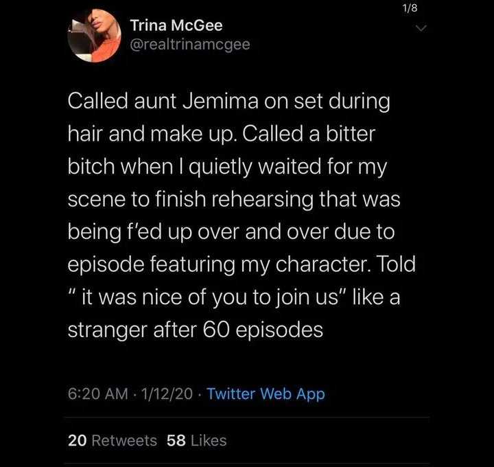 Trina McGee Claims She Endured Extreme Racism From the 'Boy Meets World' Main Cast