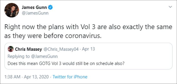 GOTG release date update