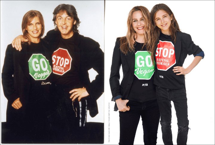 Alicia Silverstone and Son Recreate Paul McCartney's PETA Ad