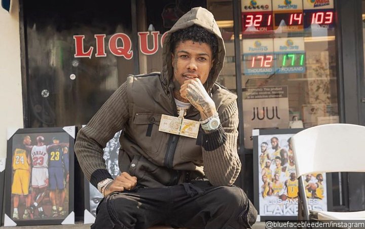 Blueface Does Spider-Man Stunts for His Son's Birthday