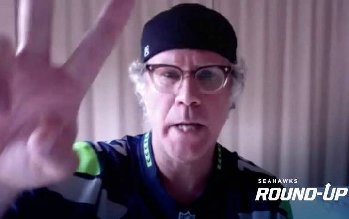 Will Ferrell Crashes Seattle Seahawks' Team Meeting