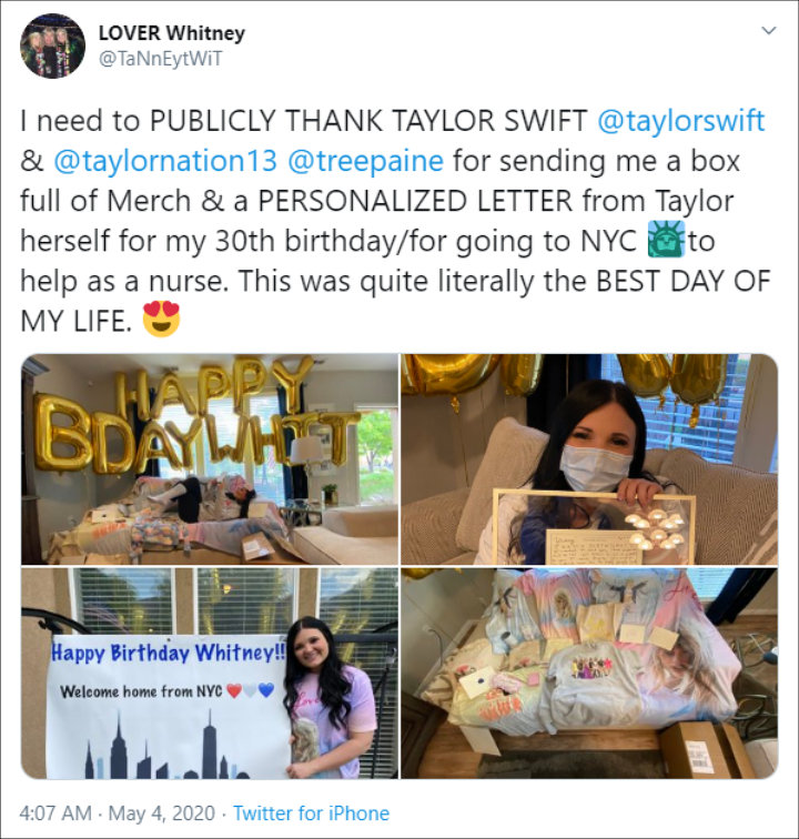 Taylor Swift's Surprise Homecoming Gifts