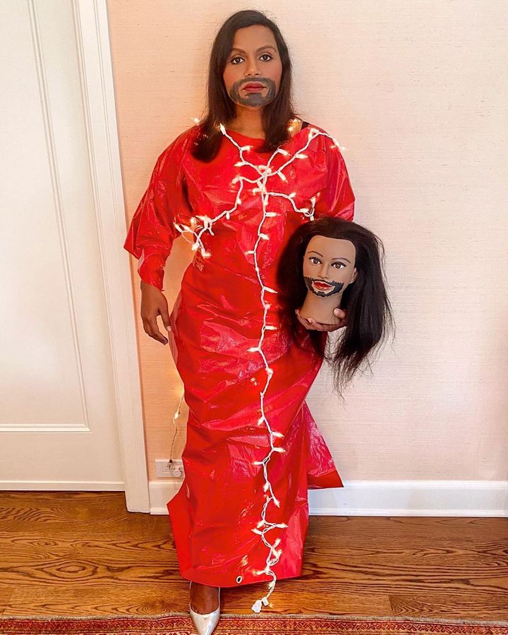 Mindy Kaling recreates Jared Leto's look