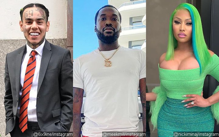 6ix9ine Fires Back at Meek Mill by Bringing In Ex Nicki Minaj Into the Mix