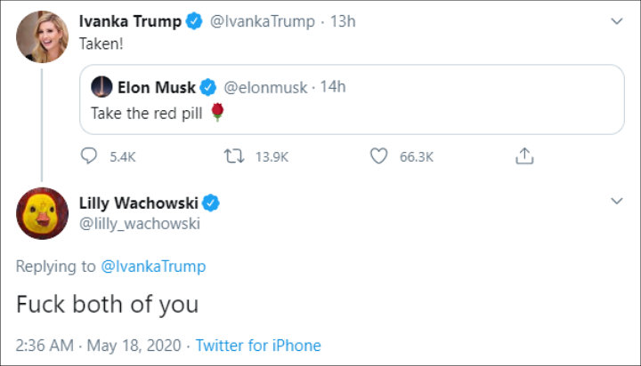Lilly Wachowski's Tweet