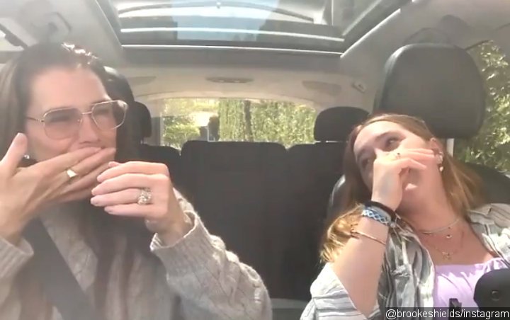 Brooke Shields Calls Out Daughter For A Hole Move After Getting Hit In The Face In Tiktok Video