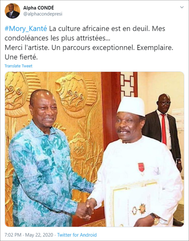 Alph Conde twitter post