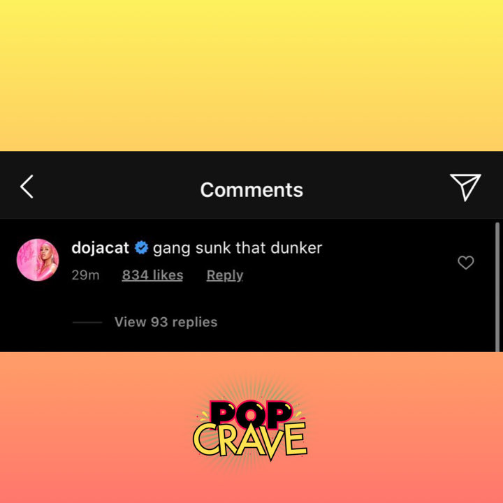 Doja Cat's response to Lana Del Rey's post