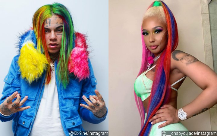 6ix9ine Reunites With Girlfriend Jade, Slaps Her Butt on Memorial Day