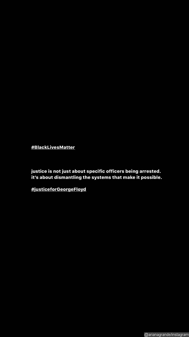 Ariana Grande Speaks Out on George Floyd's Death