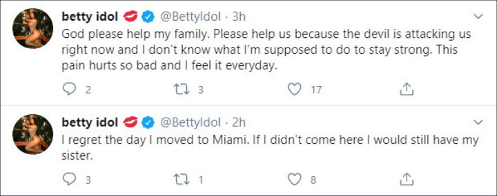 Betty Idol's Twitter Post 05