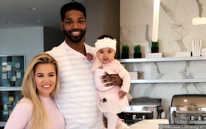 Khloe Kardashian Honors Father's Day With a Photo of 'Twins' Tristan Thompson and True